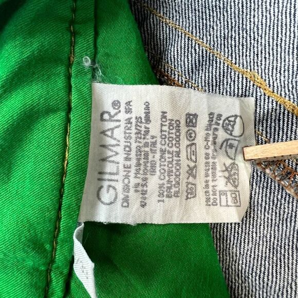 Vintage BLOCK 60 Men’s Blue Cotton Straight Leg Jeans US 33 Made in Italy | $500 - Picture 14 of 14